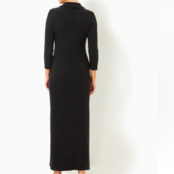 Lilly Pulitzer Black Ollie Maxi Dress - Picture 2 of 8
